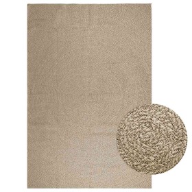 Alfombra ZIZUR aspecto yute interior/exterior beige 240x340