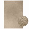 Alfombra ZIZUR aspecto yute interior/exterior beige 200x290 cm