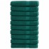 Toallas premium SOLUND 10 unidades verde 100x200 cm 600