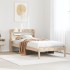 Estructura de cama sin colchón madera maciza de pino 100x200
