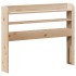 Estructura de cama sin colchón madera maciza de pino 100x200