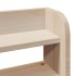 Estructura de cama sin colchón madera maciza de pino 100x200