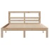Estructura de cama con cabecero madera maciza pino 120x200