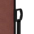 Toldo lateral retráctil marrón 180x300