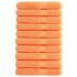 Toallas de sauna SOLUND 10 unidades naranja 80x200 cm 600