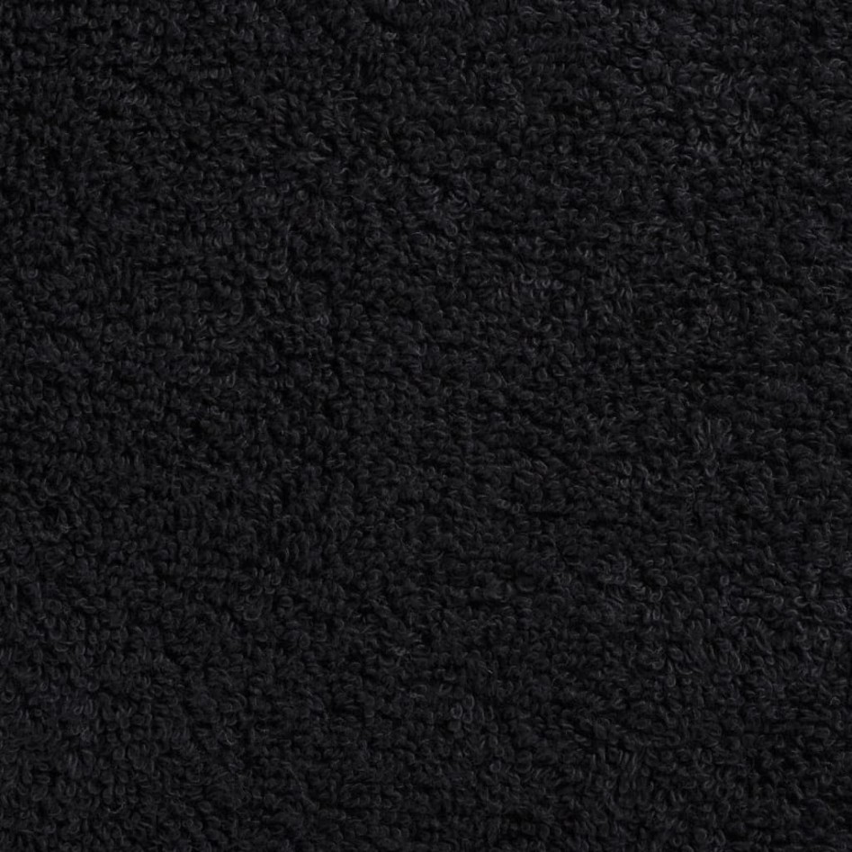 Toallas premium SOLUND 10 unidades negro 100x200 cm 600