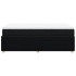 Cama box spring con colchón tela negro 120x190