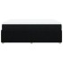 Cama box spring con colchón tela negro 160x200