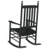 Mecedoras con asiento curvo 2 uds madera álamo maciza
