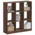 Estantería madera de ingeniería marrón roble 102x32x108