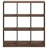 Estantería madera de ingeniería marrón roble 102x32x108