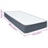 Colchón box spring tela 200x70x20