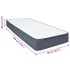 Colchón box spring tela 190x90x20