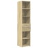 Armario estrecho madera ingeniería roble Sonoma 40x42,5x225