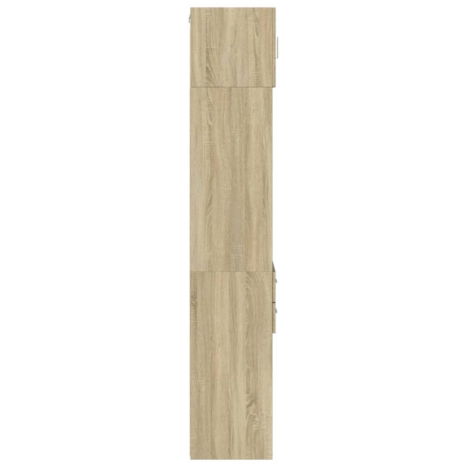Armario estrecho madera ingeniería roble Sonoma 40x42,5x225