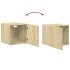 Armario estrecho madera ingeniería roble Sonoma 40x42,5x225