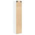 Armario estrecho madera de ingeniería blanco 45x42,5x225