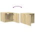 Armario estrecho madera ingeniería roble Sonoma 45x42,5x225