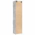 Armario estrecho madera ingeniería gris hormigón 50x42,5x225