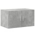 Armario de madera de ingeniería gris hormigón 70x42,5x225