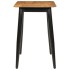 Mesa de comedor madera maciza de mango y hierro 112x52x76