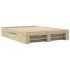Estructura de cama madera de ingeniería roble Sonoma 160x200