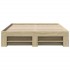 Estructura de cama sin colchón madera roble Sonoma 140x190