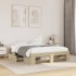 Estructura de cama sin colchón madera roble Sonoma 120x190