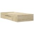 Estructura de cama sin colchón madera roble Sonoma 90x190