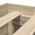 Estructura de cama sin colchón madera roble Sonoma 90x190