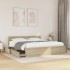 Cama con cabecero madera de ingeniería roble Sonoma 180x200