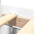 Estructura de cama con cabecero sin colchón blanco 160x200