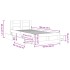 Cama con cabecero madera de ingeniería roble Sonoma 90x190