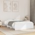 Estructura de cama madera de ingeniería blanca 140x200
