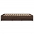 Estructura de cama sin colchón madera marrón roble 120x200