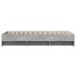Estructura de cama madera de ingeniería gris hormigón