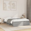 Estructura de cama madera de ingeniería gris Sonoma 120x190 cm