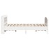 Estructura de cama sin colchón madera maciza de pino 160x200
