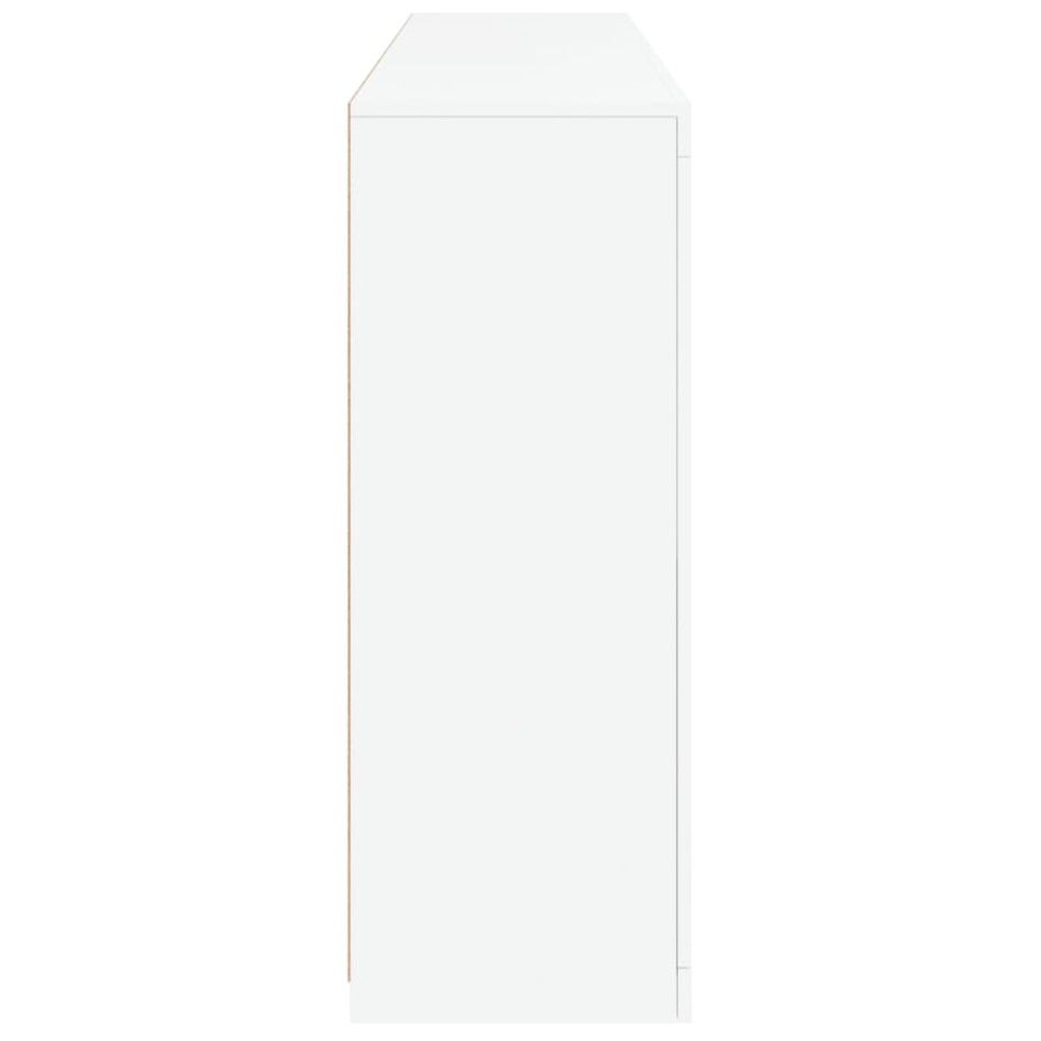 Aparador con luces LED blanco 162x37x100