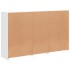 Aparador con luces LED blanco 162x37x100