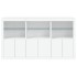 Aparador con luces LED blanco 181,5x37x100