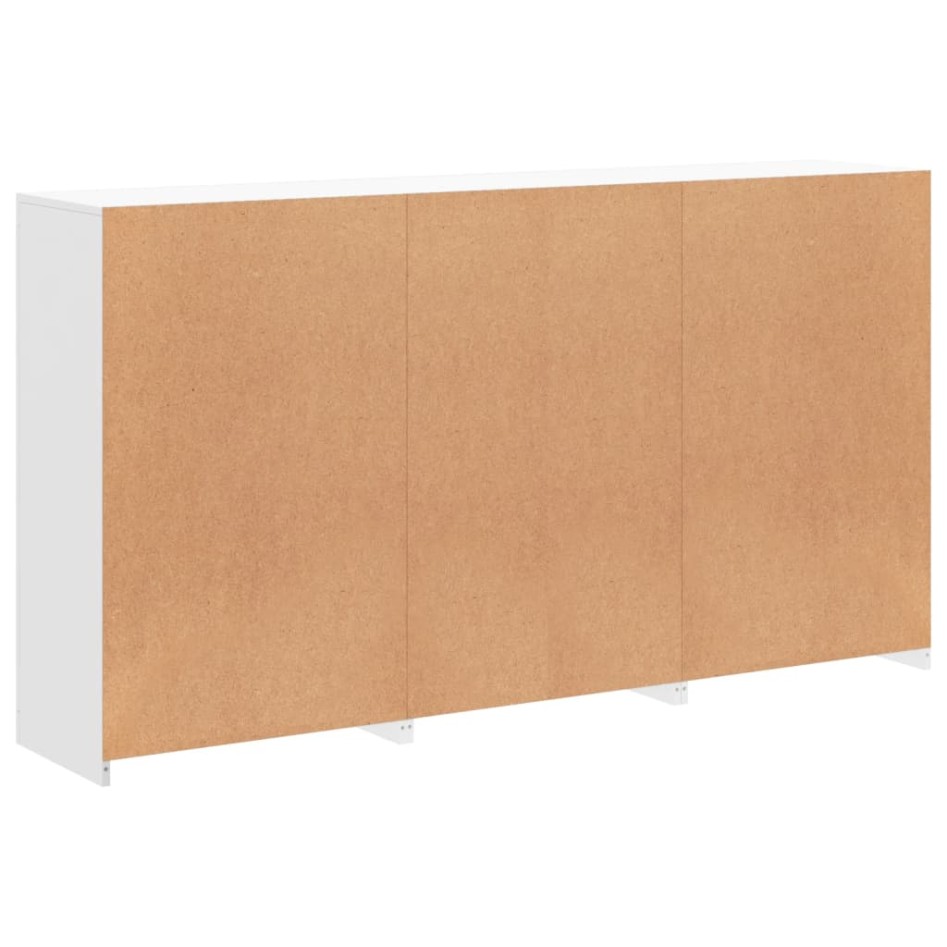 Aparador con luces LED blanco 181,5x37x100