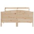 Estructura de cama sin colchón madera de pino blanco 150x200