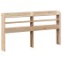 Estructura de cama sin colchón madera maciza de pino 140x190