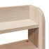 Estructura de cama sin colchón madera maciza de pino 140x190