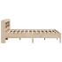 Estructura de cama sin colchón madera maciza de pino 140x190