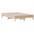 Estructura de cama sin colchón madera maciza de pino 140x190