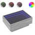 Mesa de centro y LED madera ingeniería gris Sonoma 70x50x30