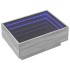 Mesa de centro y LED madera ingeniería gris Sonoma 70x50x30