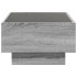 Mesa de centro y LED madera ingeniería gris Sonoma 70x50x30